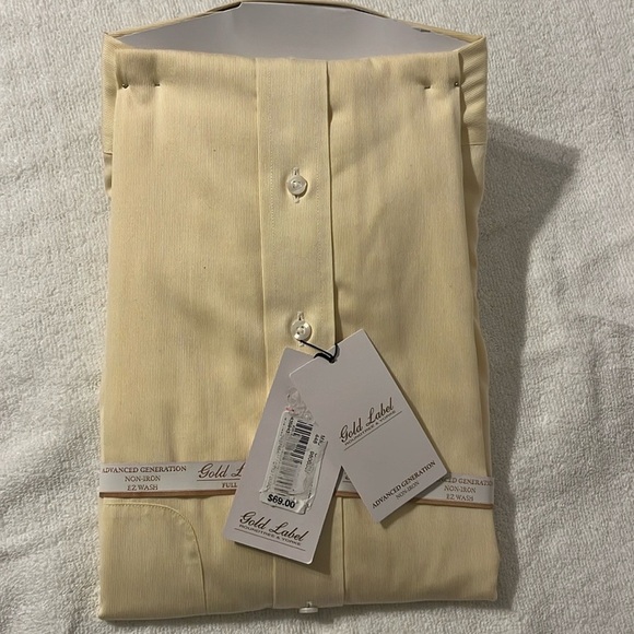 Gold Label Rountree yorke Dress Shirt 16 1/2 -33 Slim Fit 
New - Picture 2 of 4